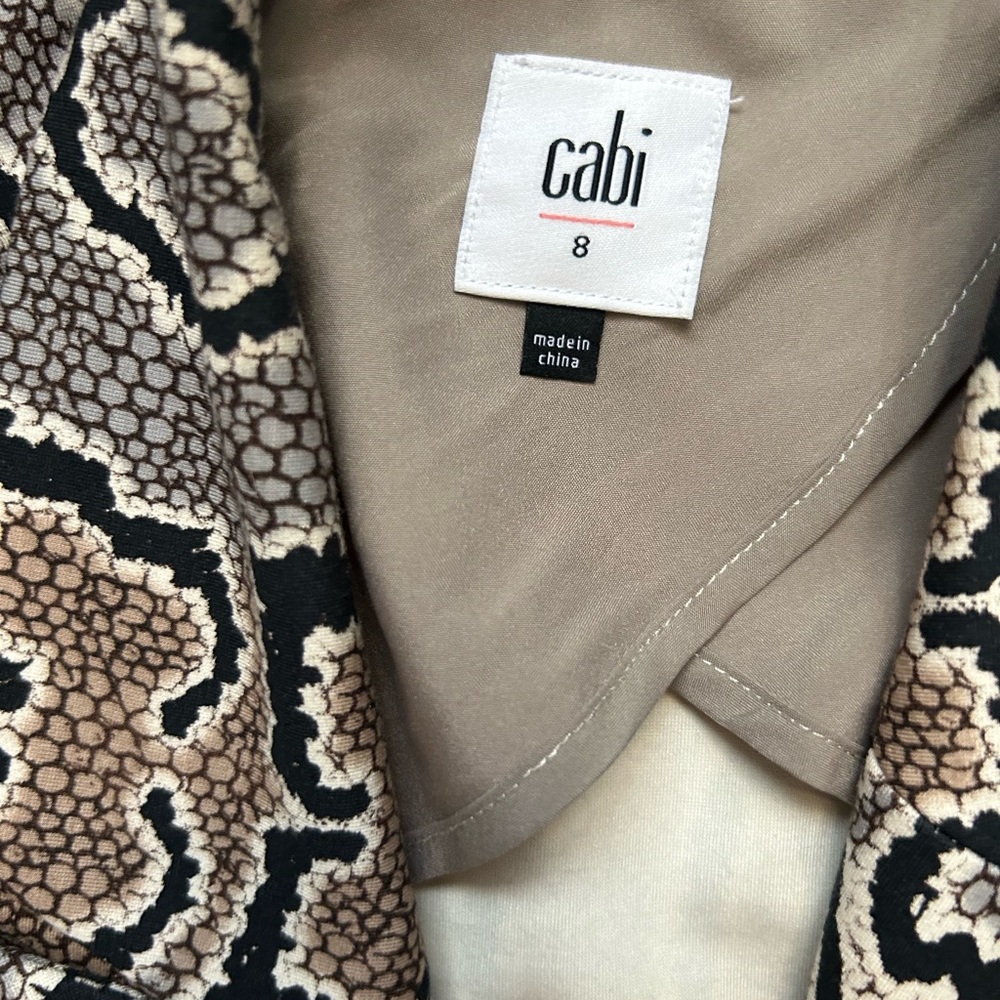 Cabi King Cobra Jacket Python Snake Print Blazer … - image 4